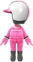 The Pink Mii Racing Suit from Mario Kart Tour