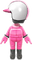 The Pink Mii Racing Suit from Mario Kart Tour
