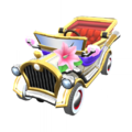 Slim tires (Mario Kart 7) on the Happy Ride