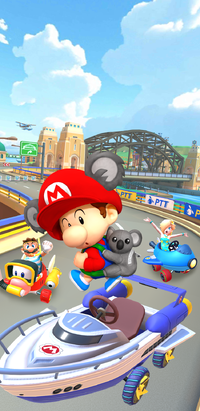 The April–May 2021 Sydney Tour from Mario Kart Tour