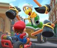Mario vs. Mega Hammer Bro in Mario Kart Tour