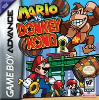 Early North American box art for Mario vs. Donkey Kong