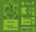 The image for "Game Over" from Dr. Mario for Game Boy on Nintendo Music.