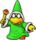 Sprite of Green Magikoopa's team image, from Puzzle & Dragons: Super Mario Bros. Edition.