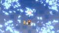 Max confetti increasing after Mario clears the blue streamer