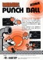Flyer promoting Punch Ball Mario Bros.