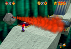 A flamethrower in Bowser in the Dark World.