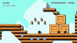 Airship level in Super Mario Maker