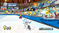 Short Track Relay in Mario & Sonic at the Olympic Winter Games (Wii).