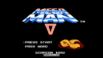 Shroom226 Mega Man 5 title screen.png