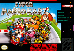 Super Mario Kart North American box art