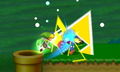 Toon Link's Triforce Slash in Super Smash Bros. for Nintendo 3DS