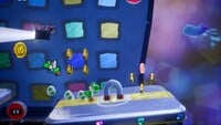 Under Siege, the second level of Hidden Hills in Yoshi's Crafted World.