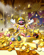 Artwork used for the box art in Wario World.
