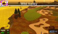 Hole 2 of Wild Valley from Mario Sports Superstars