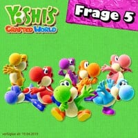 The thumbnail for question 5 of Yoshi's Crafted World: Das Quiz.