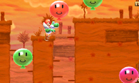 Screenshot of Yoshi's New Island.