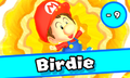Baby Mario scores a Birdie
