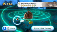 Battlerock Galaxy in the game Super Mario Galaxy.