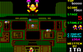Gameplay of the stage in the Sharp X1 version