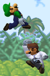 Dr. Mario's Super Jump Punch.