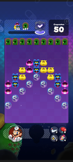 World 8's Special Stage from Dr. Mario World