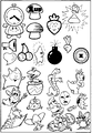 Assembled four page poster (back)