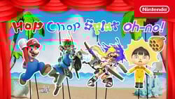 Thumbnail of the Hop Chop Splat Oh-no! Song 2023 version with Mario Odyssey.