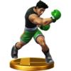 Little Mac trophy from Super Smash Bros. for Wii U