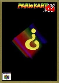 One of the Mario Kart 64 Collectible Trading Cards.