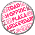 A Toad Shopping Plaza badge (Amsterdam)