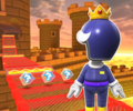 The course icon of the T variant with the King Bob-omb Mii Racing Suit