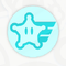 A sticker in Mario Kart World