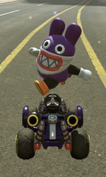 Nabbit performing a trick.