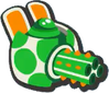 Yoshi's starting weapon, Egg Creamer