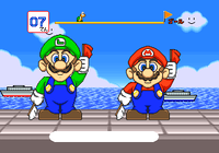 Mario Undōkai flag minigame.png