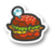 The Magma Burger icon from Paper Mario: Color Splash