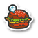 The Magma Burger icon from Paper Mario: Color Splash