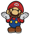 Mario shrugging