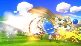 Palutena's Angelic Missile in Super Smash Bros. for Wii U.