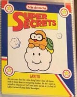 Lakitu's Nintendo Super Secrets card.