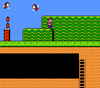 Mario in World 3-2 of Super Mario Bros. 2.
