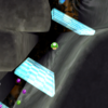 Squared screenshot of the permeable walls in Super Mario Galaxy.
