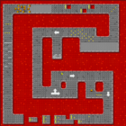 An aerial view of Bowser Castle 2.