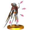 Trophy of Ghirahim in Super Smash Bros. for Nintendo 3DS.