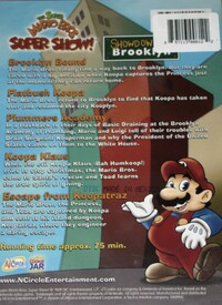 The back of the Showdown in Brooklyn DVD cover