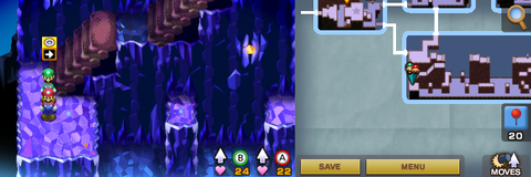 Sixteenth block in Stardust Fields of Mario & Luigi: Superstar Saga + Bowser's Minions.
