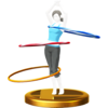 Super Hoop trophy from Super Smash Bros. for Wii U