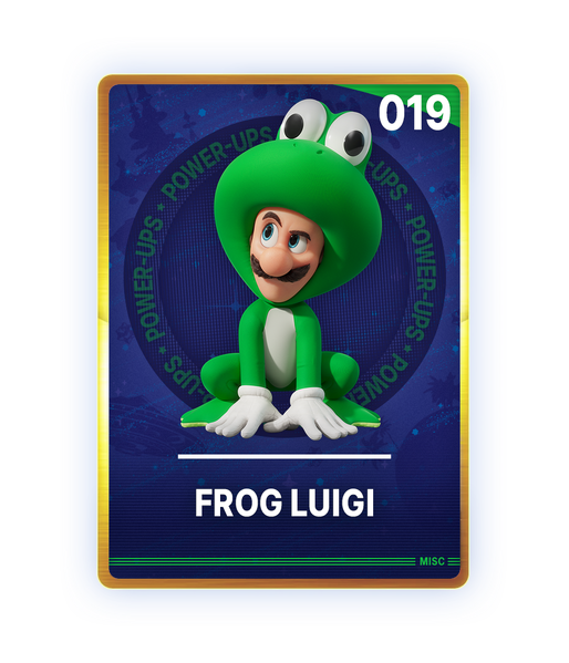 File:TSMGM Frog Luigi Card Gold.webp