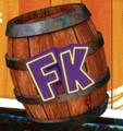 Funky Kong Barrel from Donkey Kong Country: Tropical Freeze for Nintendo Switch